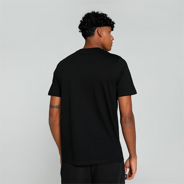 LOGO LAB Summer Men's T-shirt, PUMA Black, extralarge-IND