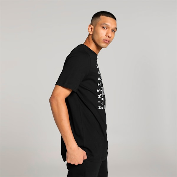 Men's Graphics Triple No.1 Logo T-shirt, PUMA Black, extralarge-IND