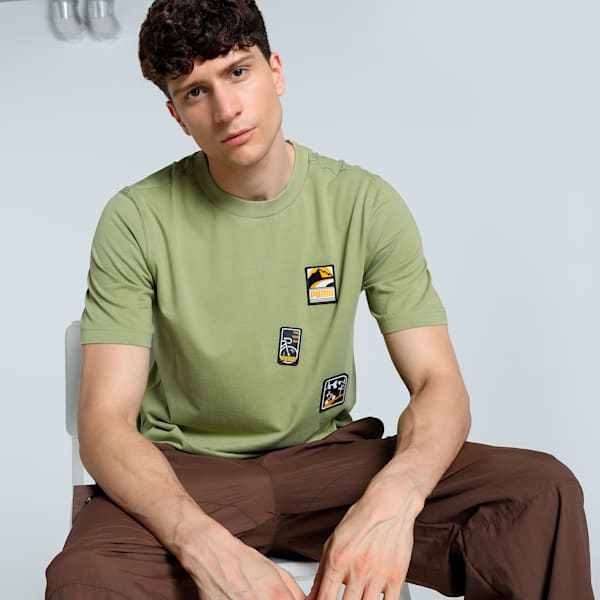 CLASSICS Overdyed Men's Tee, Calming Green, extralarge-IND