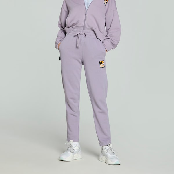 CLASSICS Women's Overdyed Pants, Pale Plum, extralarge-IND