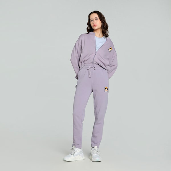 CLASSICS Women's Overdyed Pants, Pale Plum, extralarge-IND