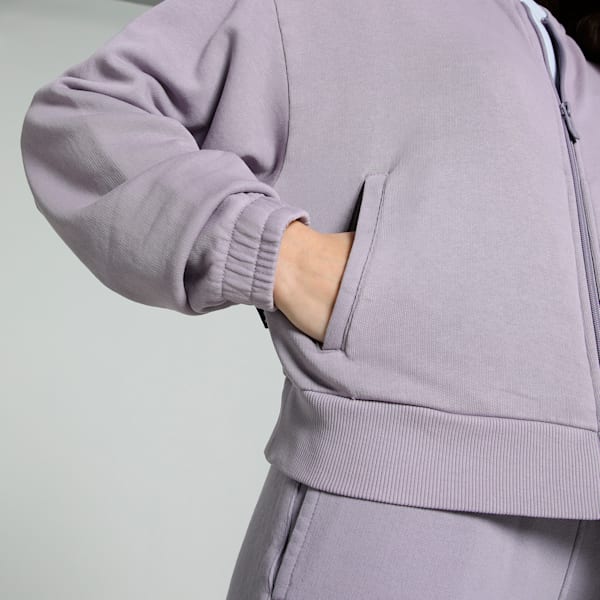 CLASSICS Women's Overdyed Jacket, Pale Plum, extralarge-IND