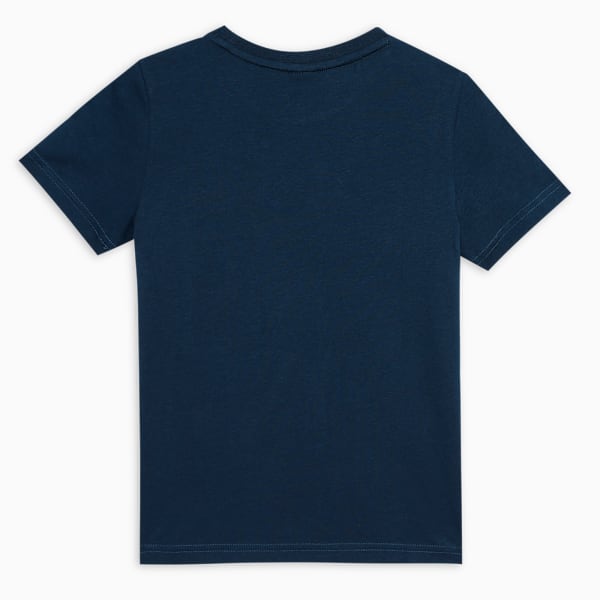 Youth Logo T-shirt, Marine Blue, extralarge-IND
