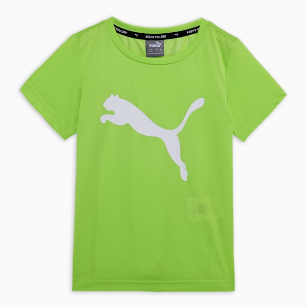 ACTIVE Girl's T-shirt, Lime Pow, extralarge-IND