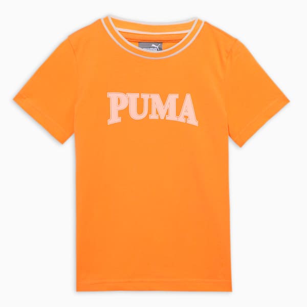SQUAD Boy's T-shirt, Clementine, extralarge-IND