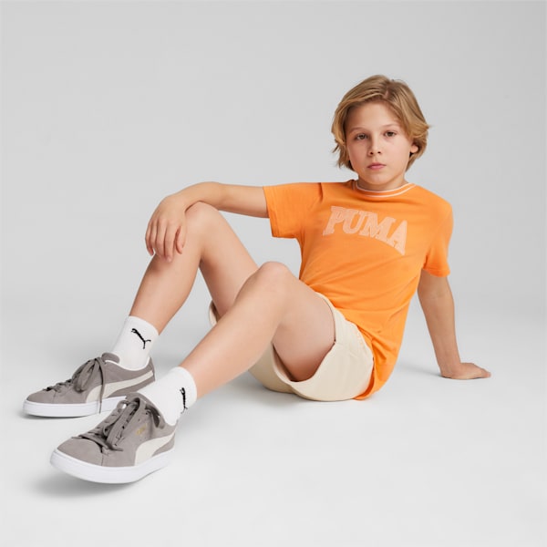 PUMA SQUAD Boy's T-shirt, Clementine, extralarge-IND