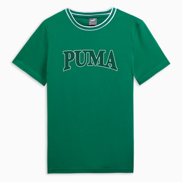 PUMA SQUAD Boy's T-shirt, Archive Green, extralarge-IND