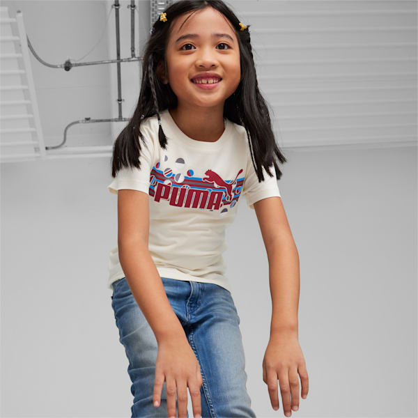 SUMMER CAMP Kid's T-shirt, Sugared Almond, extralarge-IND