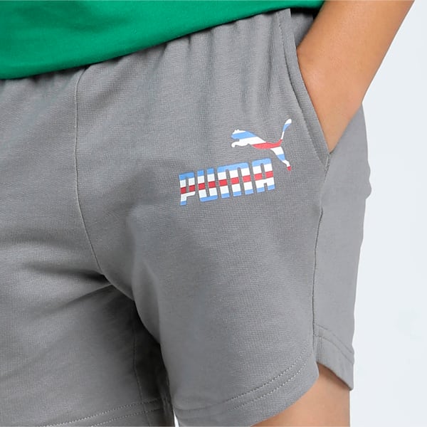 SUMMER CAMP Kid's Shorts, Cast Iron, extralarge-IND