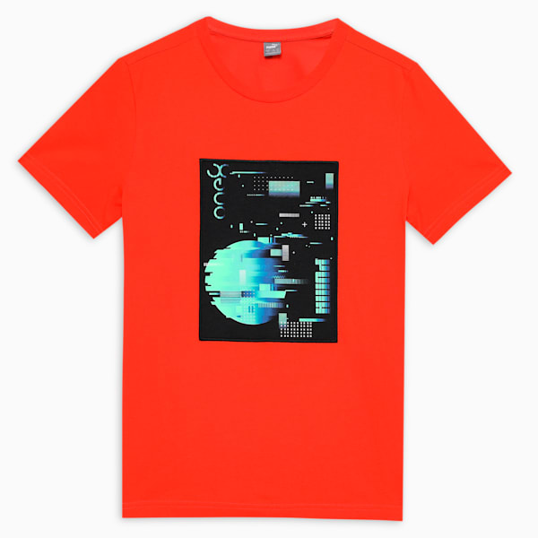PUMA x one8 Core Youth Tee, Redmazing, extralarge-IND