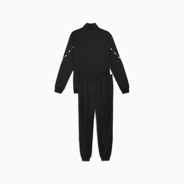 メンズ ポリテープ スーツ 上下セット, PUMA Black, extralarge-JPN