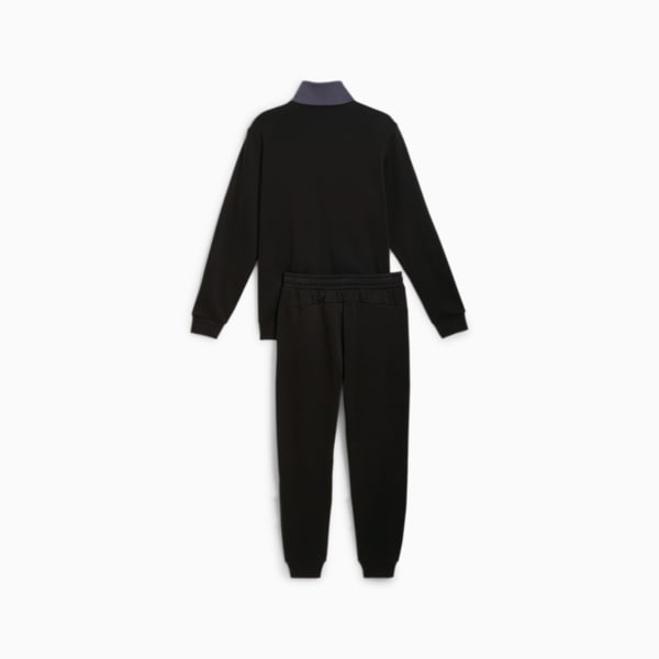 メンズ プーマ パワー 裏起毛 スーツ 上下セット, PUMA Black, extralarge-JPN
