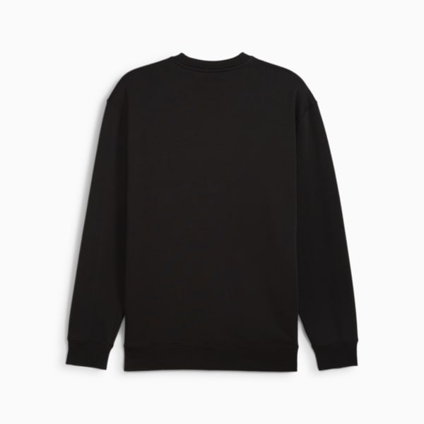 メンズ プーマ スクワッド 裏起毛 クルースウェット, PUMA Black, extralarge-JPN