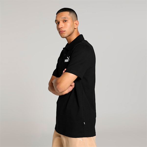 Men's Jersey Polo, Puma Black, extralarge-IND