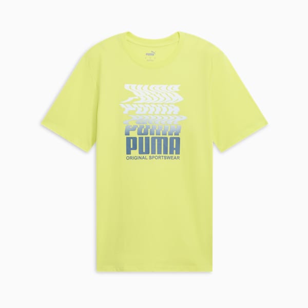 Camiseta Ripple para hombre, Lime Sheen, extralarge