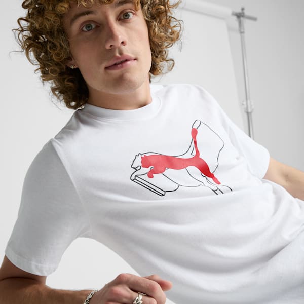 Camiseta ESS+ LOGO LAB para hombre, PUMA White, extralarge