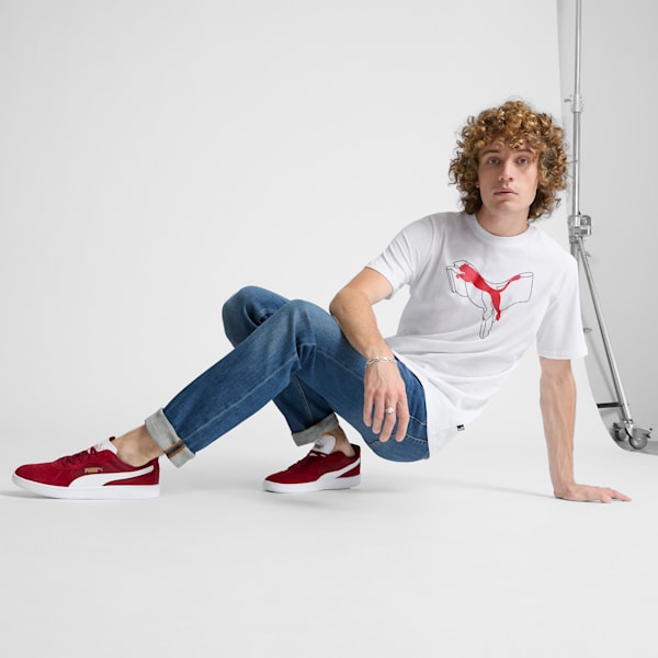Camiseta ESS+ LOGO LAB para hombre, PUMA White, extralarge