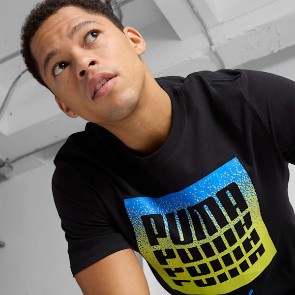 Camiseta Graphics Dissolve para hombre, PUMA Black, extralarge