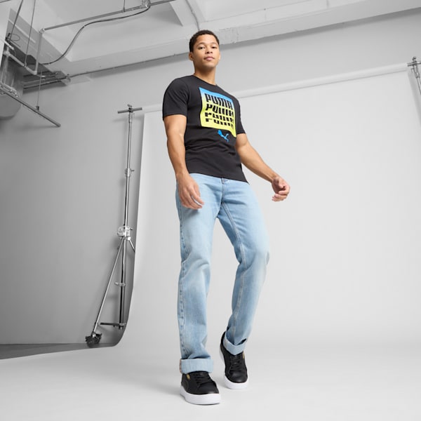Camiseta Graphics Dissolve para hombre, PUMA Black, extralarge