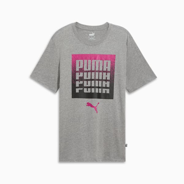 Graphics Dissolve Men's Tee, Medium Gray Heather, extralarge