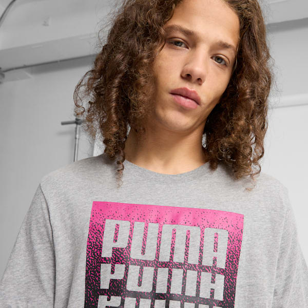 T-shirt Graphics Dissolve Homme, Medium Gray Heather, extralarge