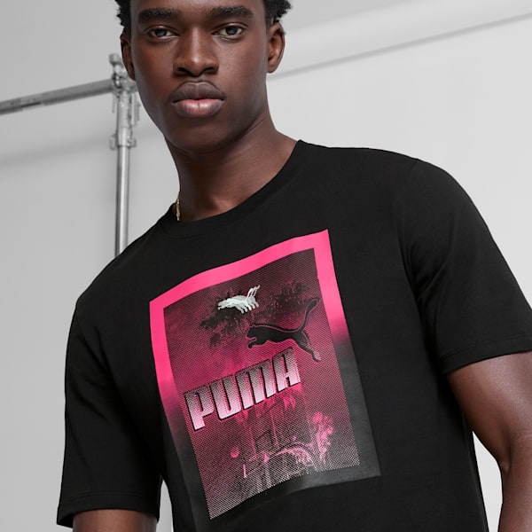 PUMA Palms Men's Tee, PUMA Black, extralarge