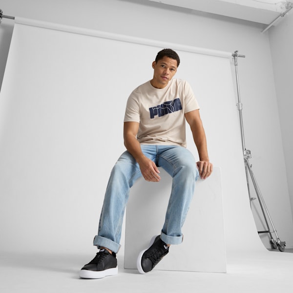 ESS+ Logo Lab Holiday Men's Tee, Desert Dust, extralarge