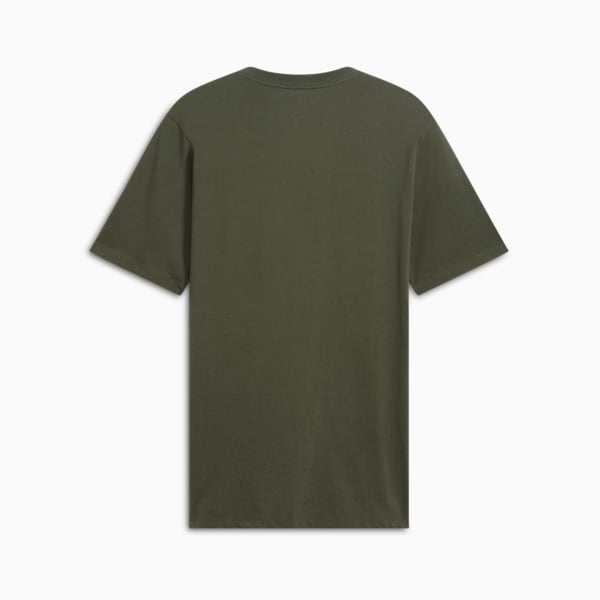 ESS+ Logo Lab Holiday Men's Tee, Dark Olive, extralarge