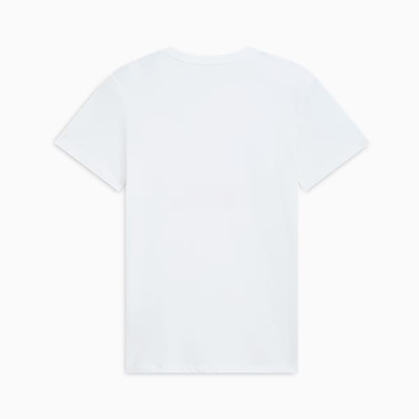 Floral Faux Embroidery Women's Tee, PUMA White, extralarge