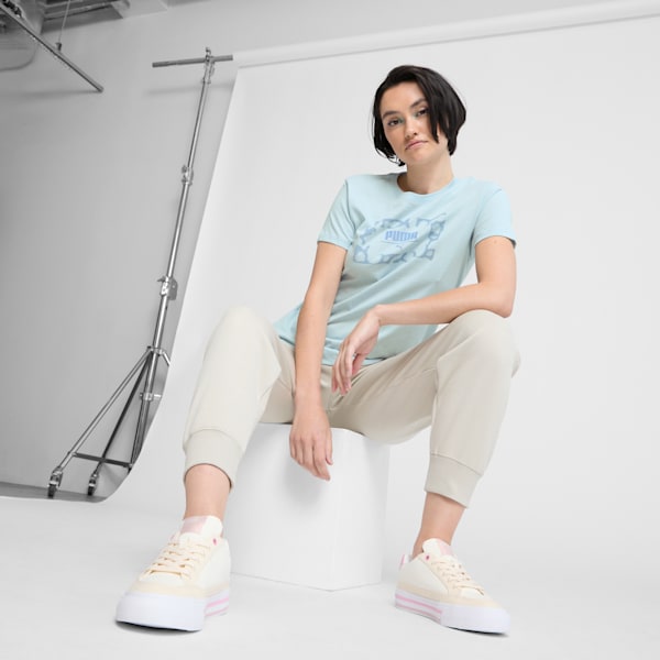 Puma box logo t shirt on sale