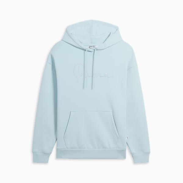 PUMA Script Logo Women's Hoodie, Frosted Dew, extralarge