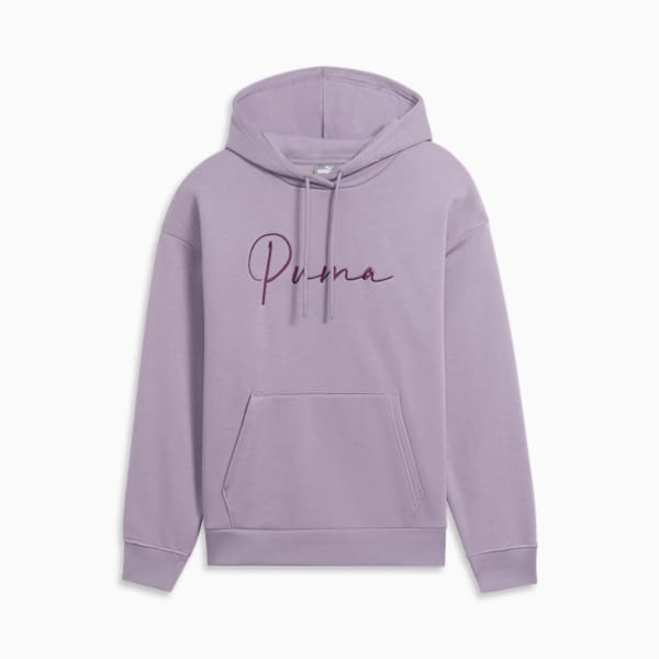 T-shirt avec logo PUMA Script Femme, Pale Plum, extralarge