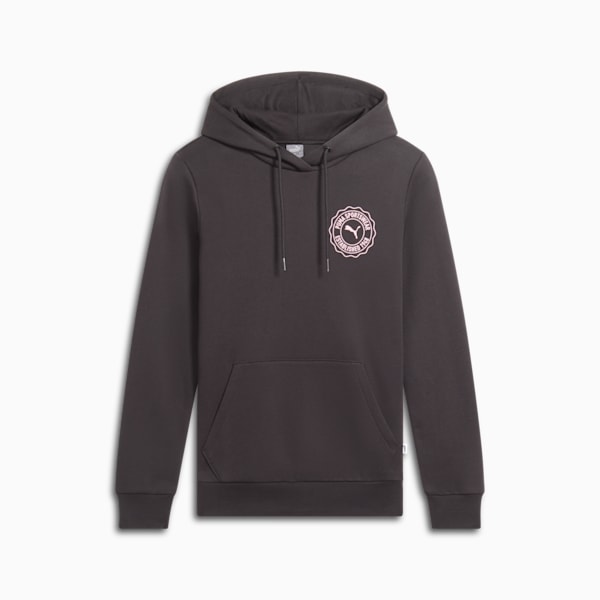 Sudadera con capucha PUMA Emblem para mujer, PUMA Black, extralarge