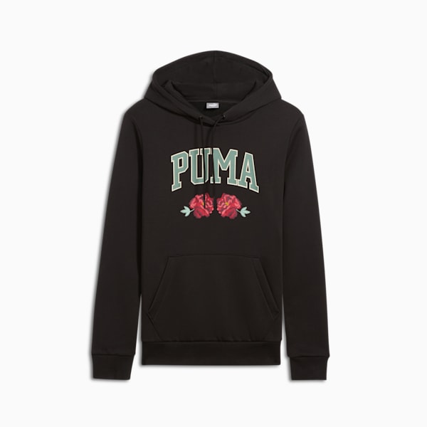 Black puma hoodie womens clearance