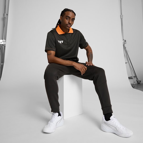 PUMA x TBT Men's Polo, PUMA Black, extralarge