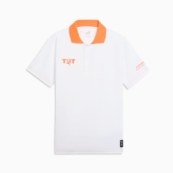 PUMA x TBT Men's Polo, PUMA White, extralarge