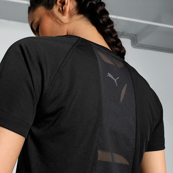 RTG Women's Slim Fit Training Tee, PUMA Black, extralarge-IND