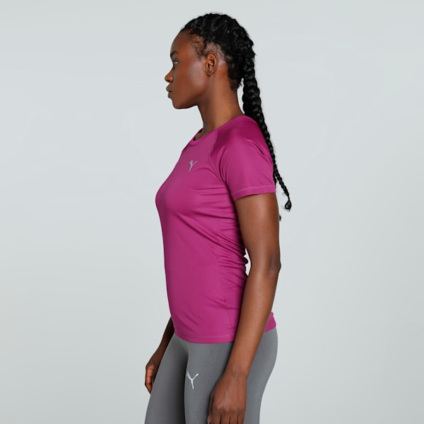 RTG Women's Slim Fit Training Tee, Magenta Gleam, extralarge-IND