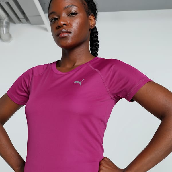 RTG Women's Slim Fit Training Tee, Magenta Gleam, extralarge-IND