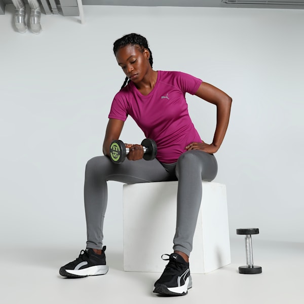 RTG Women's Slim Fit Training Tee, Magenta Gleam, extralarge-IND