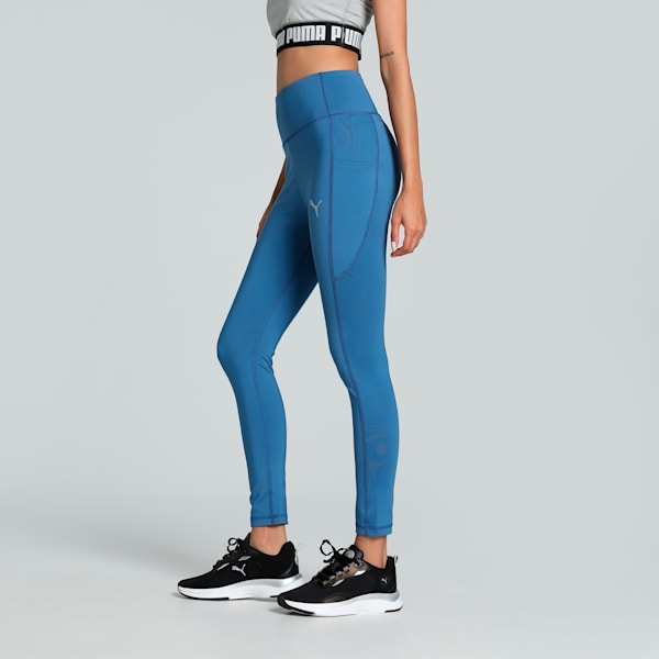 Women's 7/8 Training Tights, Blue Horizon, extralarge-IND