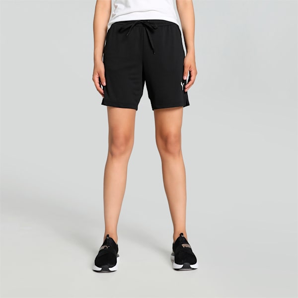 RTG Interlock Women's Shorts, PUMA Black, extralarge-IND