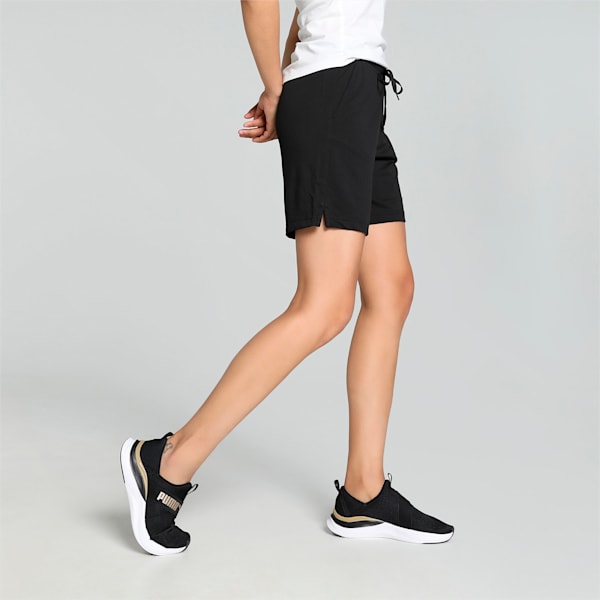 RTG Interlock Women's Shorts, PUMA Black, extralarge-IND