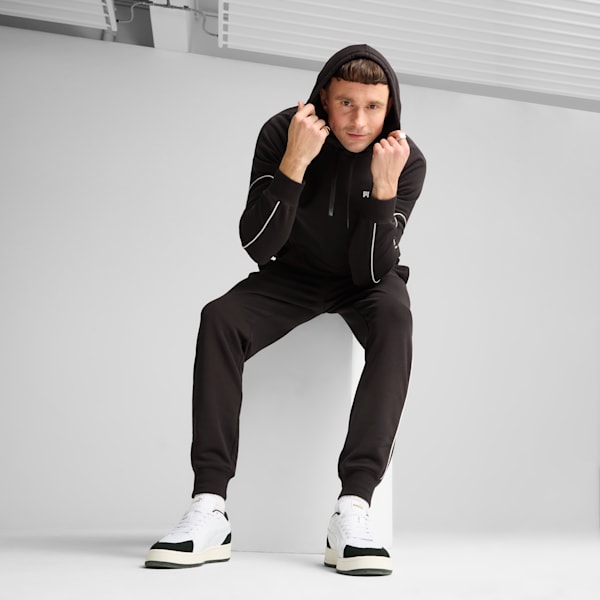 Sudadera Sport con capucha para hombre PUMA, PUMA Black, extralarge