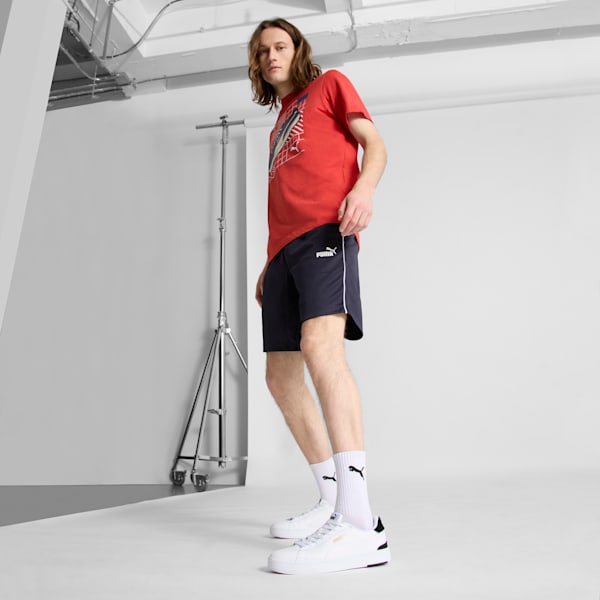 Shorts PUMA Sport 22cm para hombre, New Navy, extralarge