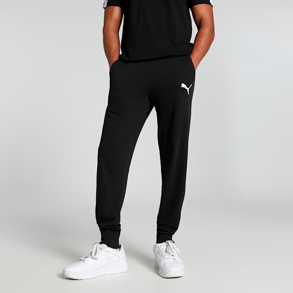 Men's Classics Logo Pants, PUMA Black-Cat, extralarge-IND