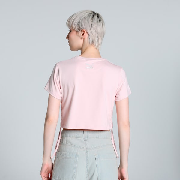 CLASSICS PETALIA Women's Graphic Tee, Mauve Mist, extralarge-IND