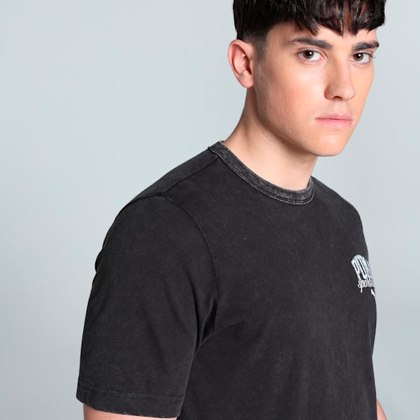 Class Washed Men's Tee, PUMA Black, extralarge-IND