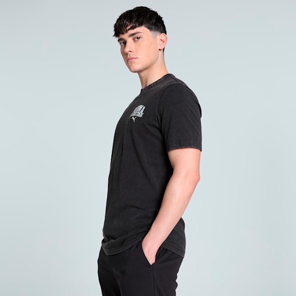 Class Washed Men's Tee, PUMA Black, extralarge-IND