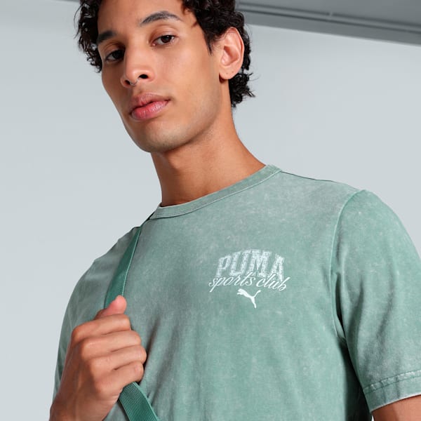 Class Washed Men's Tee, Green Moon, extralarge-IND